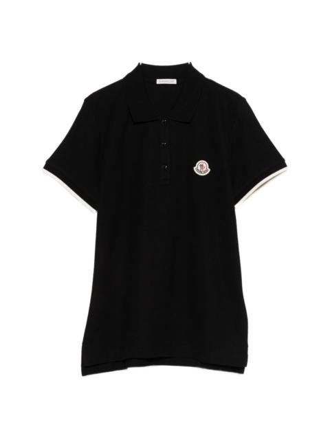 Moncler Logo cotton polo shirt