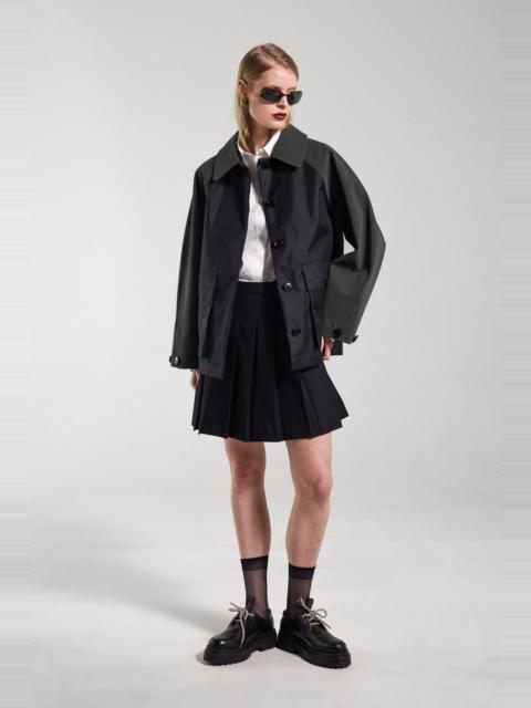 Stutterheim Bandhagen Patch Raincoat Black