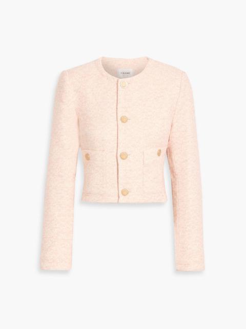 FRAME Cotton-blend tweed jacket