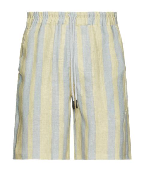 OAS Mist Strata Nicola Linen Shorts