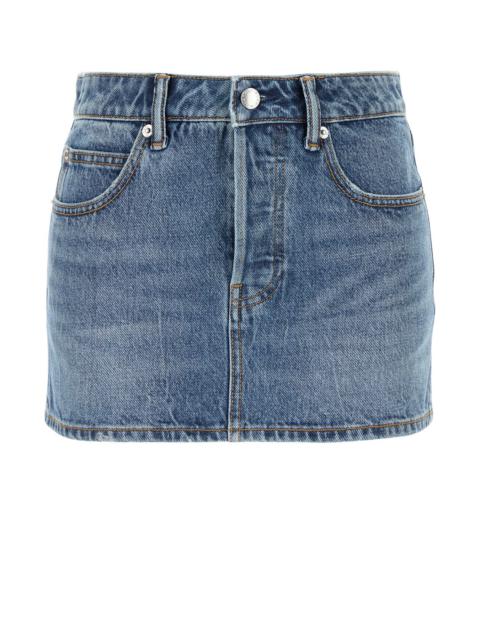 Alexander Wang Denim mini skirt