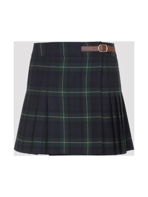 CELINE Wool Mini Skirt