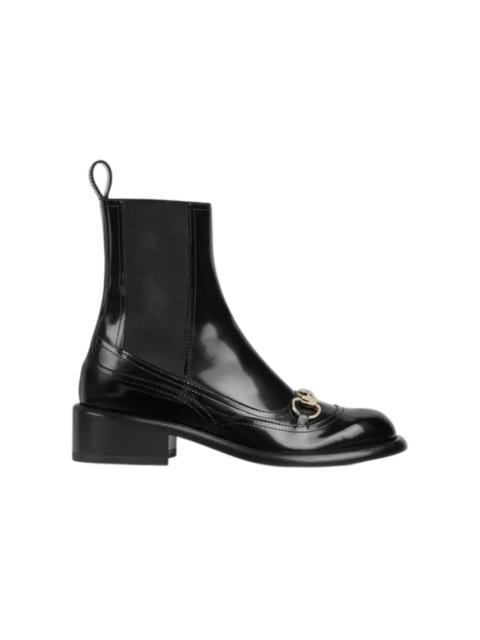 GUCCI Gucci Horsebit Patent Boots