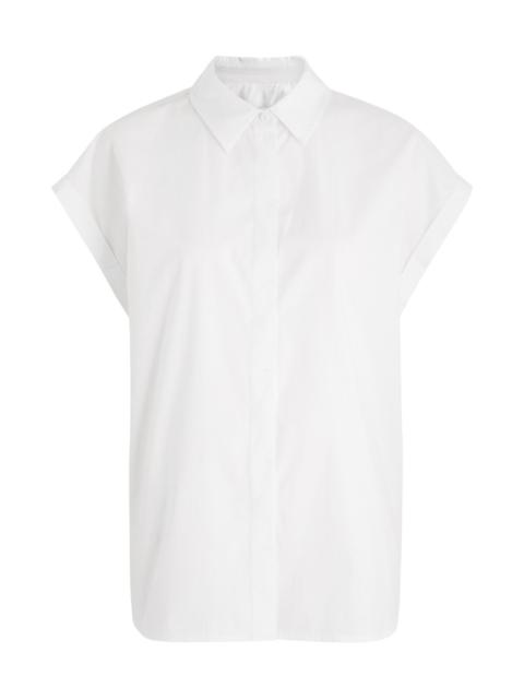 MATTEAU Matteau Relaxed Sleeveless Cotton-poplin Shirt