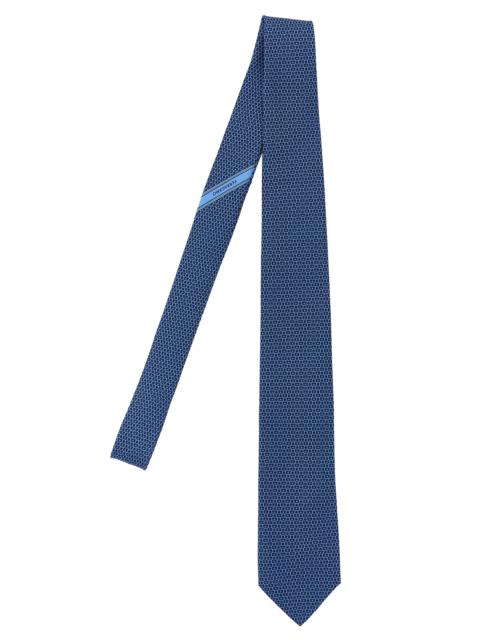 FERRAGAMO Ferragamo Men 'Gancini' Print Tie