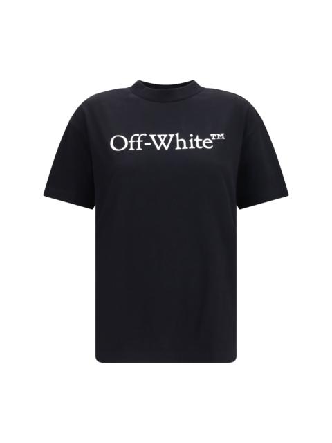 Off-White Off-White Women Big Logo Bookish Regular Tee