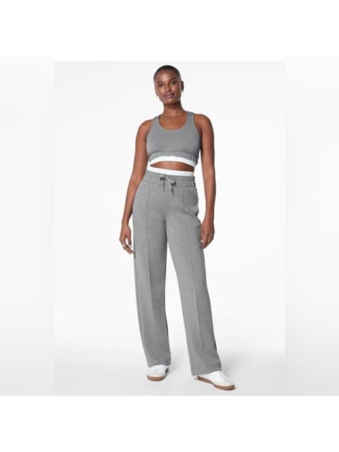 Other Designers New! SPANX AirEssentials Double Waistband Wide Leg Track Pant ‎ Sz Small $138