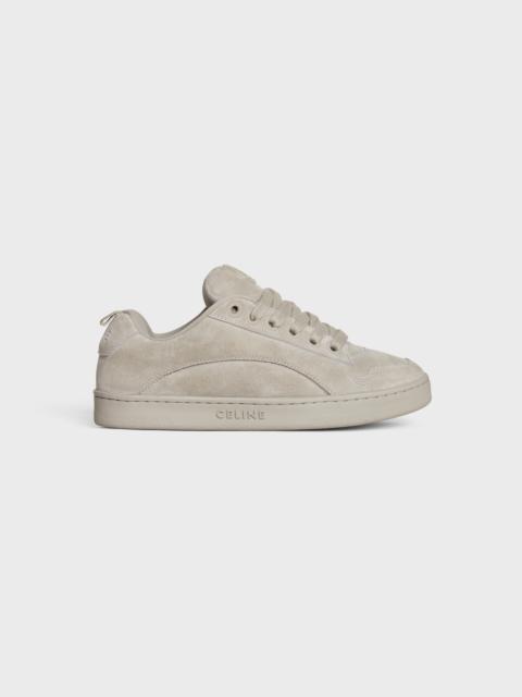 CELINE CELINE HUNTINGTON LOW TOP SNEAKERS in SUEDE CALFSKIN AND MESH