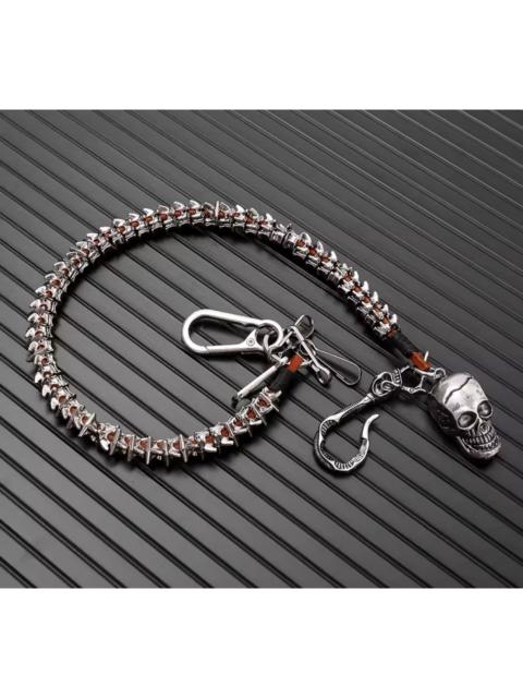Other Designers Jewelry - Goth Punk Grunge Skull Spine Wallet Chain