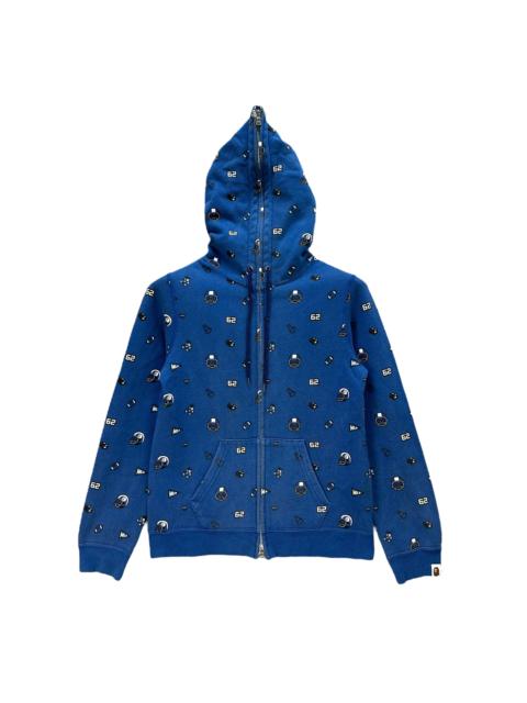 A BATHING APE® BAPE Baby Milo Football Full Zip Hoodie Sweatshirt #A76-1841