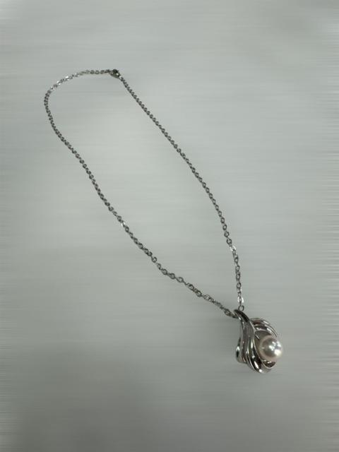 Other Designers VINTAGE NATURAL PEARL SILVER NECKLACE