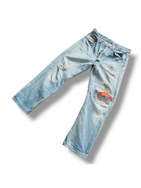 Levi's Distressed Levis 501 Vintage Denim Jeans