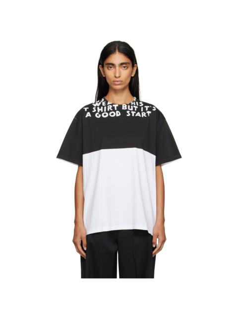 MM6 Maison Margiela White & Black SIDA T-shirt