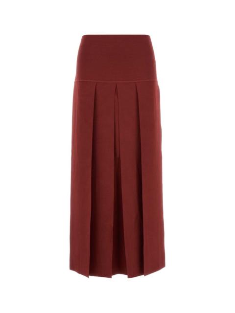 Alaïa Alaia Women Tyrian Purple Stretch Viscose Blend Skirt