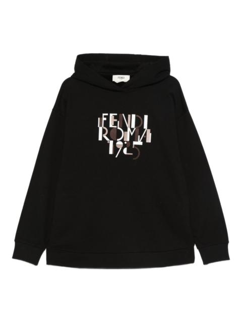 FENDI Fendi Women Fendi Roma Cotton Hoodie