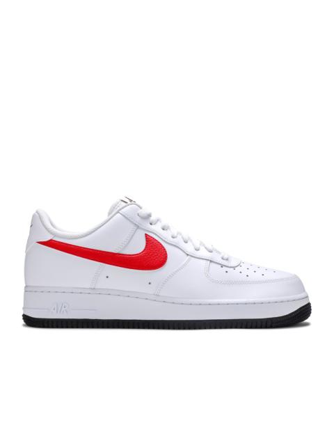 Nike AIR FORCE 1 '07 'MISMATCHED SWOOSHES - WHITE'