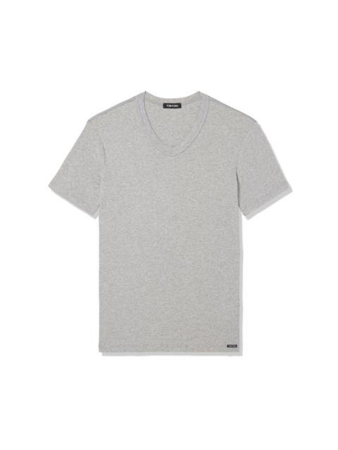 TOM FORD COTTON V-NECK T-SHIRT