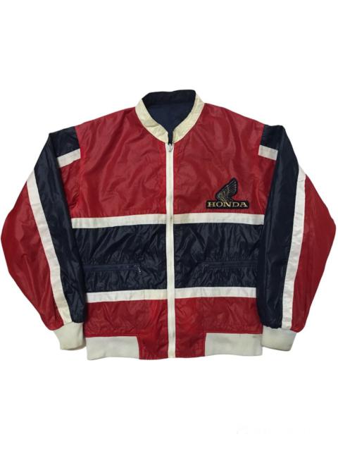 Other Designers Vintage Honda Embroidered Reversible Jacket