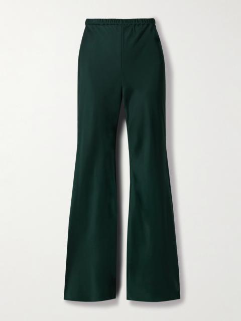 Zimmermann Eden Satin-twill Flared Pants