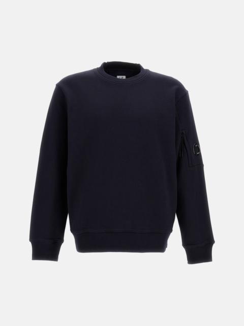 C.P. Company C.P. Company Men Diagonal Raised Fleece Crewneck Lens Sweatshirt