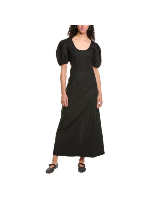 GANNI GANNI Poplin Maxi Dress