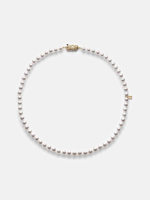 MIKIMOTO 18kt gold necklace with pearls