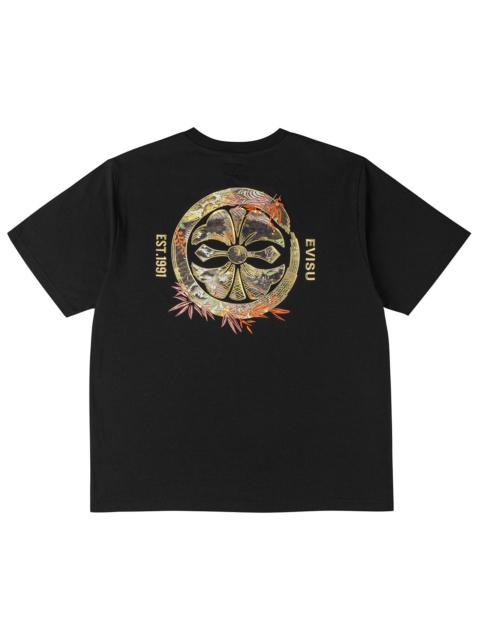 EVISU Bamboo Embroidery Scenic Kamon T-shirt