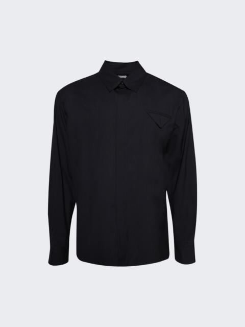 Bottega Veneta Long Sleeve Shirt Midnight Blue