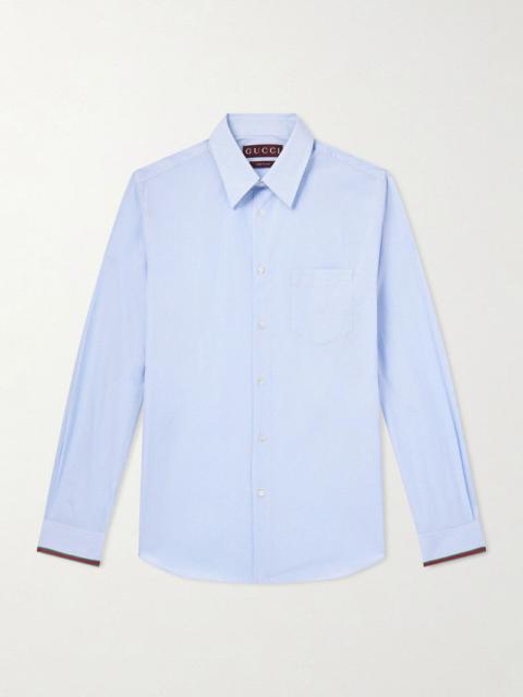 GUCCI Gucci Striped Popline Cotton Shirt