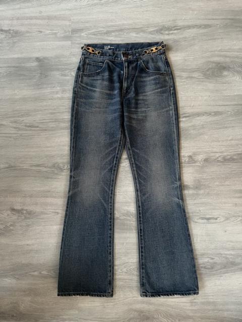 CELINE Celine Arc De Triomphe Gold Flared Bootcut Jeans W_FL_008