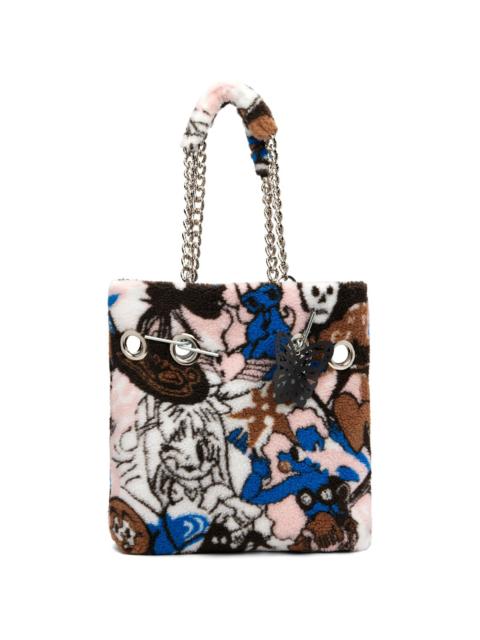 Chopova Lowena Multicolor Fleece Tote