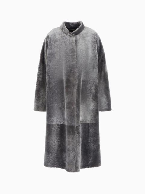 GIORGIO ARMANI LONG SHEARLING COAT