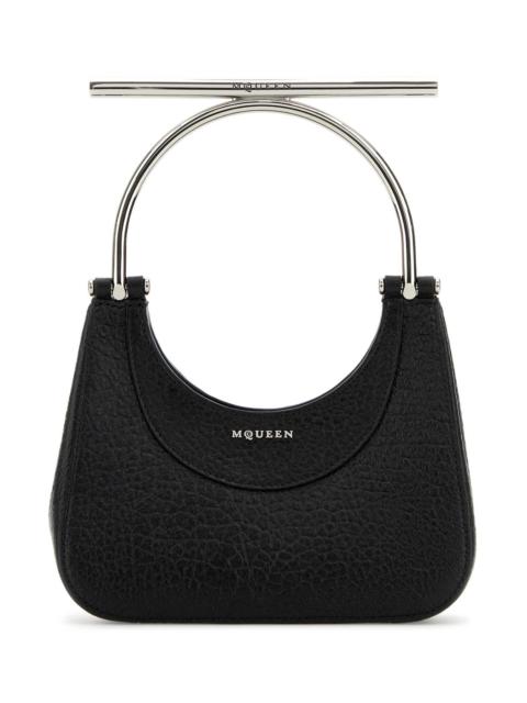 Alexander McQueen Alexander Mcqueen Women Black Leather Mini Cross-Bar Handbag