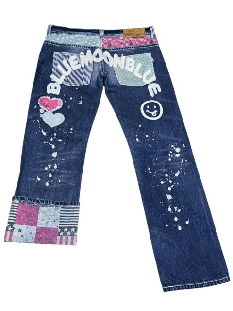 Blue Blue Japan ❤️Vintage BMB Paisley Smiley Kapital Spell-out Daicock Style