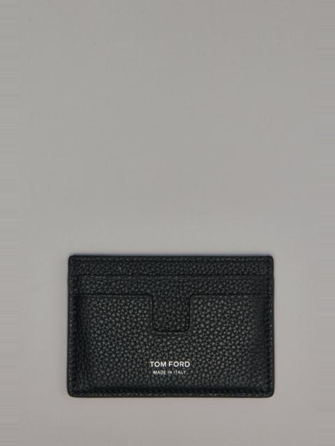 TOM FORD Soft Grain Leather T Line Classic Card Holder