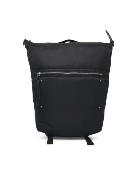 Maison Margiela Maison Margiela 'Zip Line' Black Fabric Backpack Men