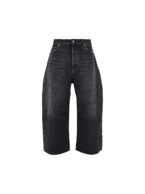BALENCIAGA Balenciaga Curved Wide Leg Jeans Black