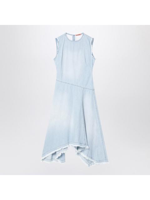 Acne Studios Acne Studios Light Blue Denim Asymmetric Dress Women