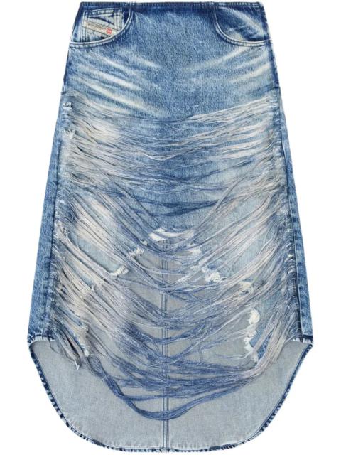 Diesel Women Fringe Skirt