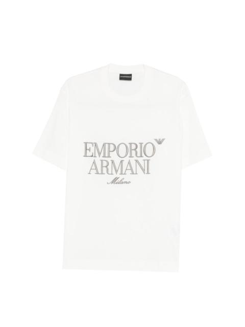 EMPORIO ARMANI Logo cotton t-shirt