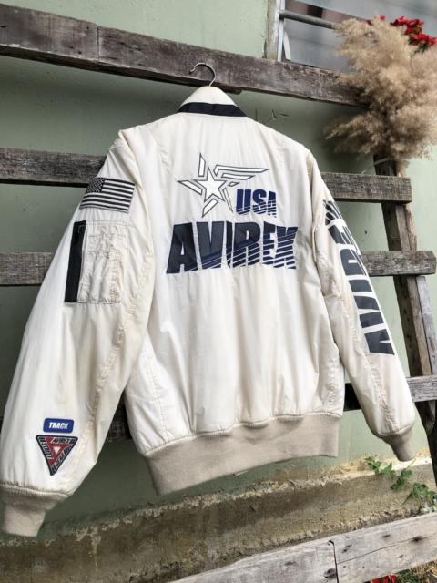 Other Designers Avirex - Vintage Avirex USA Bomber Jacket Embroidery Big Logo