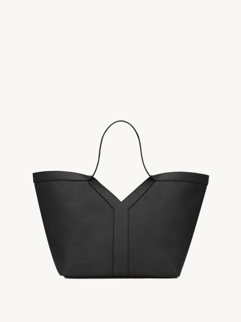 SAINT LAURENT Y TOTE IN LEATHER