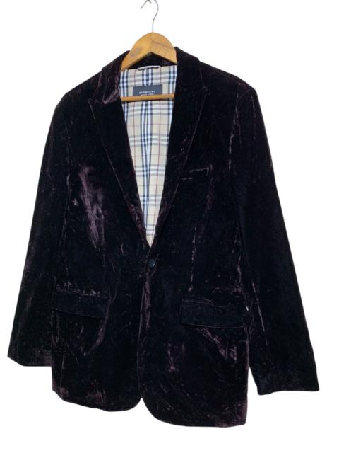 Burberry 🔥BURBERRY BLACK LABEL BURGUNDY VELVET JACKET