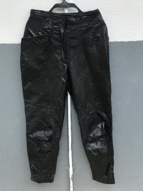 Other Designers Archival Clothing - leather black pants