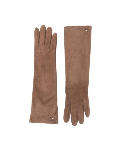 Max Mara Max Mara Blue Gloves Women