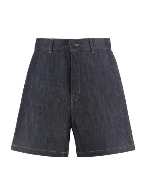 Rick Owens DRKSHDW Rick Owens X Drkshdw - Denim Bermuda Shorts