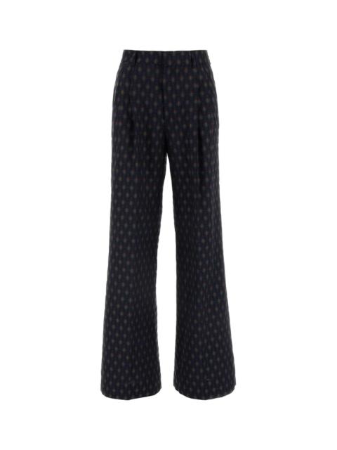 Etro Etro Women Embroidered Wool Blend Pant