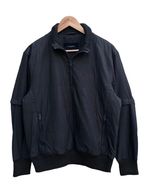 Burberry Burberry Jumper Half Zip Small Logo Purple 3 quarter Sleeve