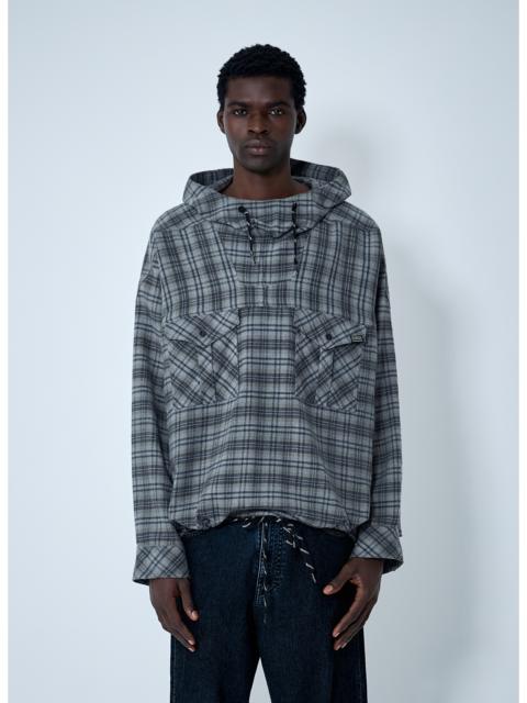 Martine Rose Martine Rose Men Check Hooded Sweatshirt