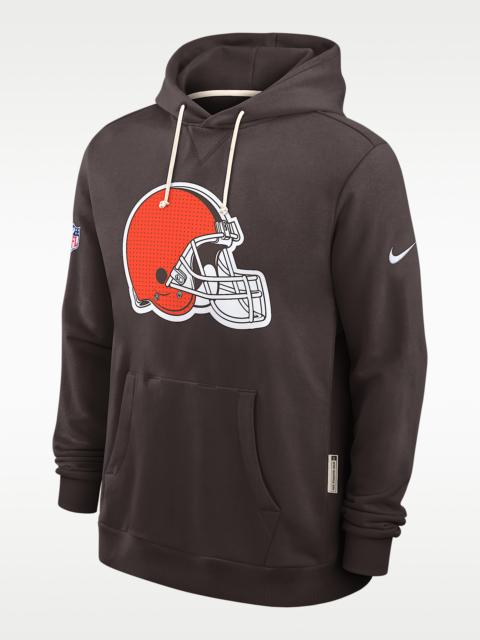 Nike Cleveland Browns Initial Home Sideline Men's Nike Dri-FIT NFL Pullover Hoodie